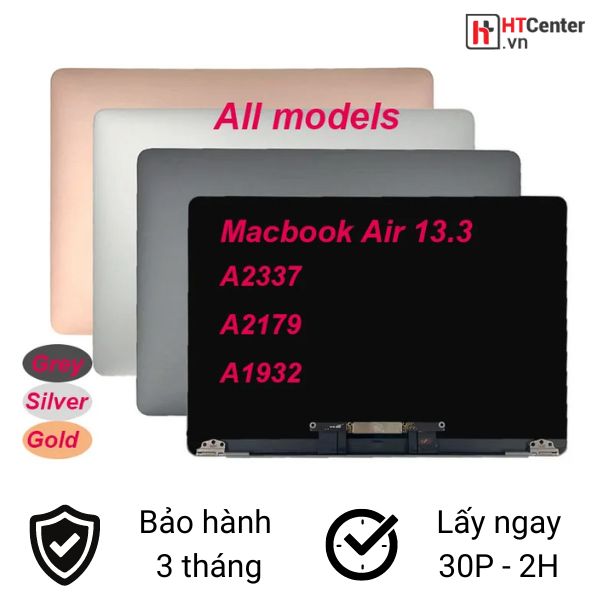 Màn hình Macbook Air 13 inch M1 A2337 gold grey